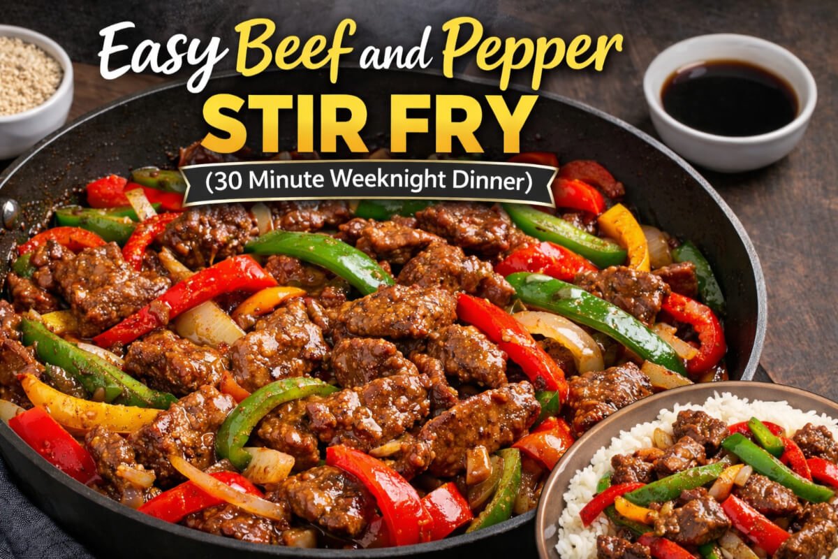 Easy Beef and Pepper Stir Fry (30 Minute Weeknight Dinner)