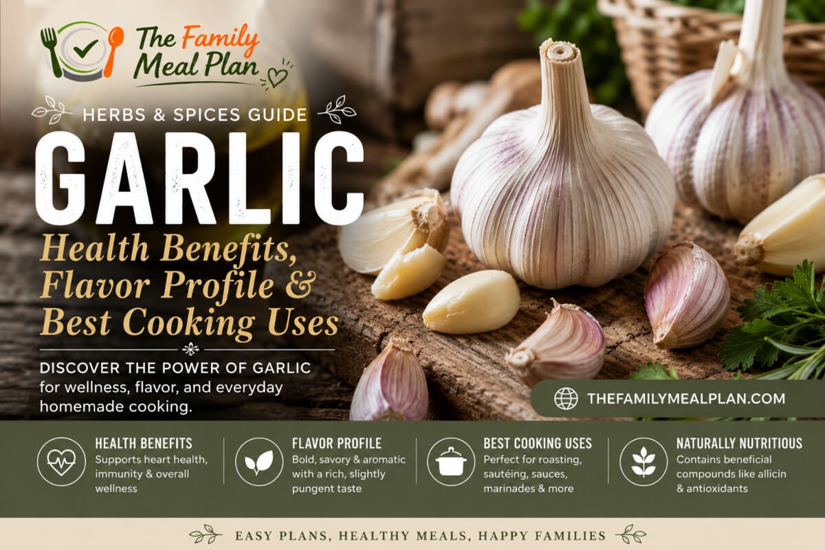 Garlic: Health Benefits, Flavor Profile & Best Cooking Uses