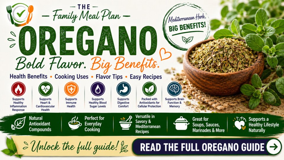 Fresh oregano leaves highlighting the health benefits, flavor profile, and healthy cooking uses of oregano.